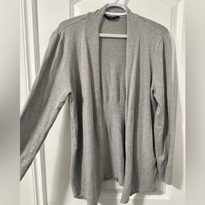 Denver Hayes, Grey, Lightweight Cardigan, Women’s Size L